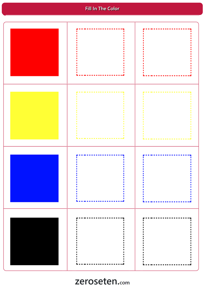 Color Learning for Children - Red and Blue