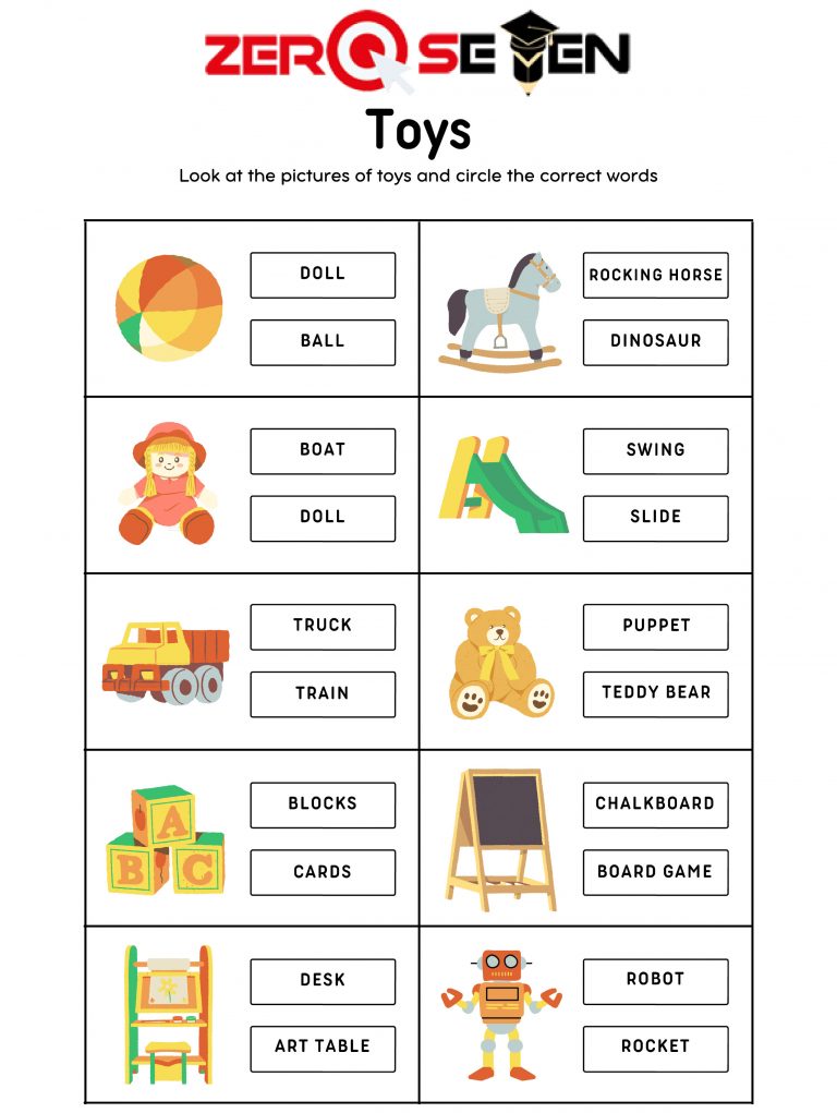 Circle the correct words
